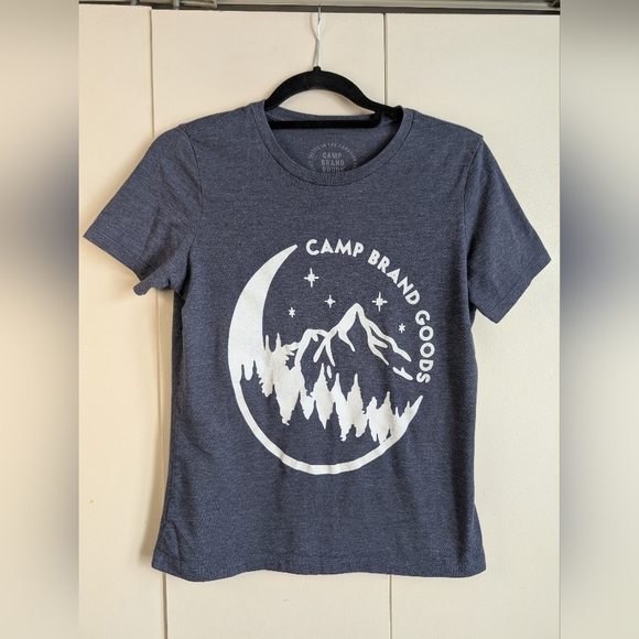 Camp Brand Goods Tops - Camp Brand Goods Navy T-shirt